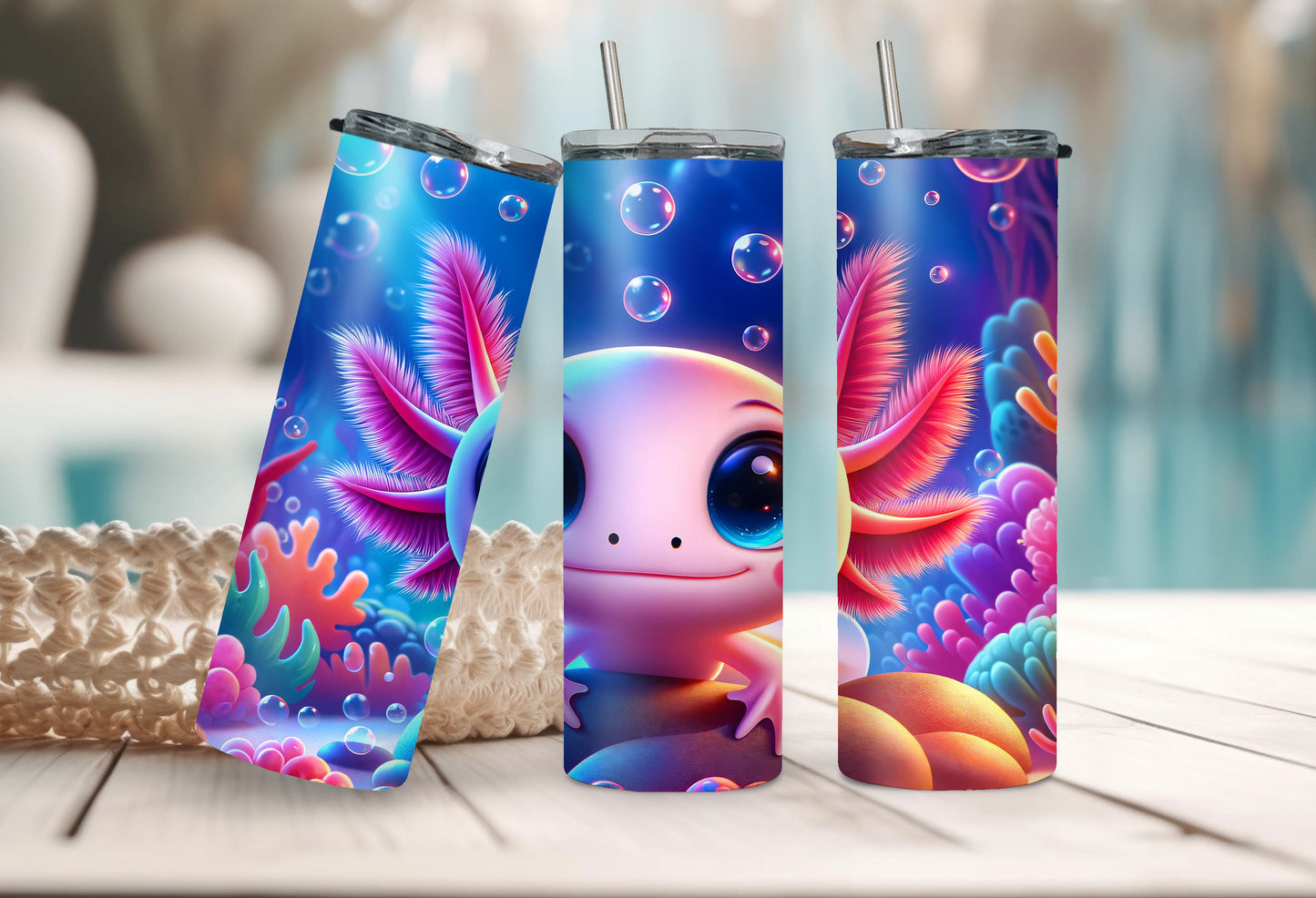 Axolotl 20 oz. Stainless Steel Tumbler
