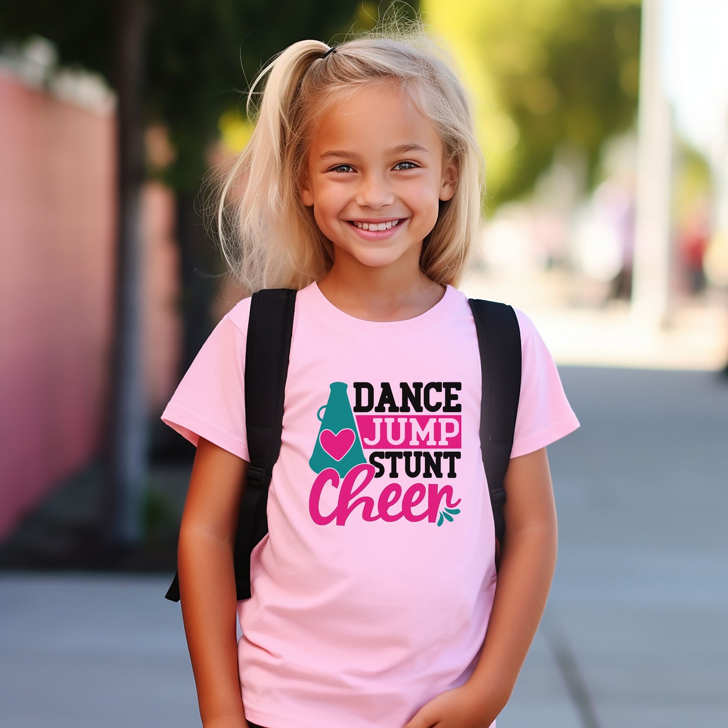 Dance Jump Stunt Cheer