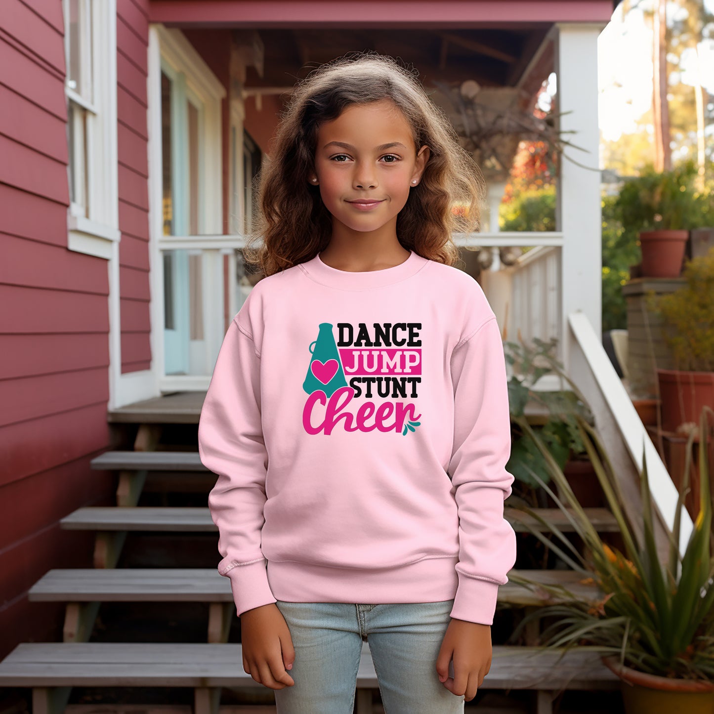Dance Jump Stunt Cheer