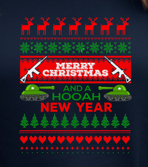Merry Christmas And Hooah New Year