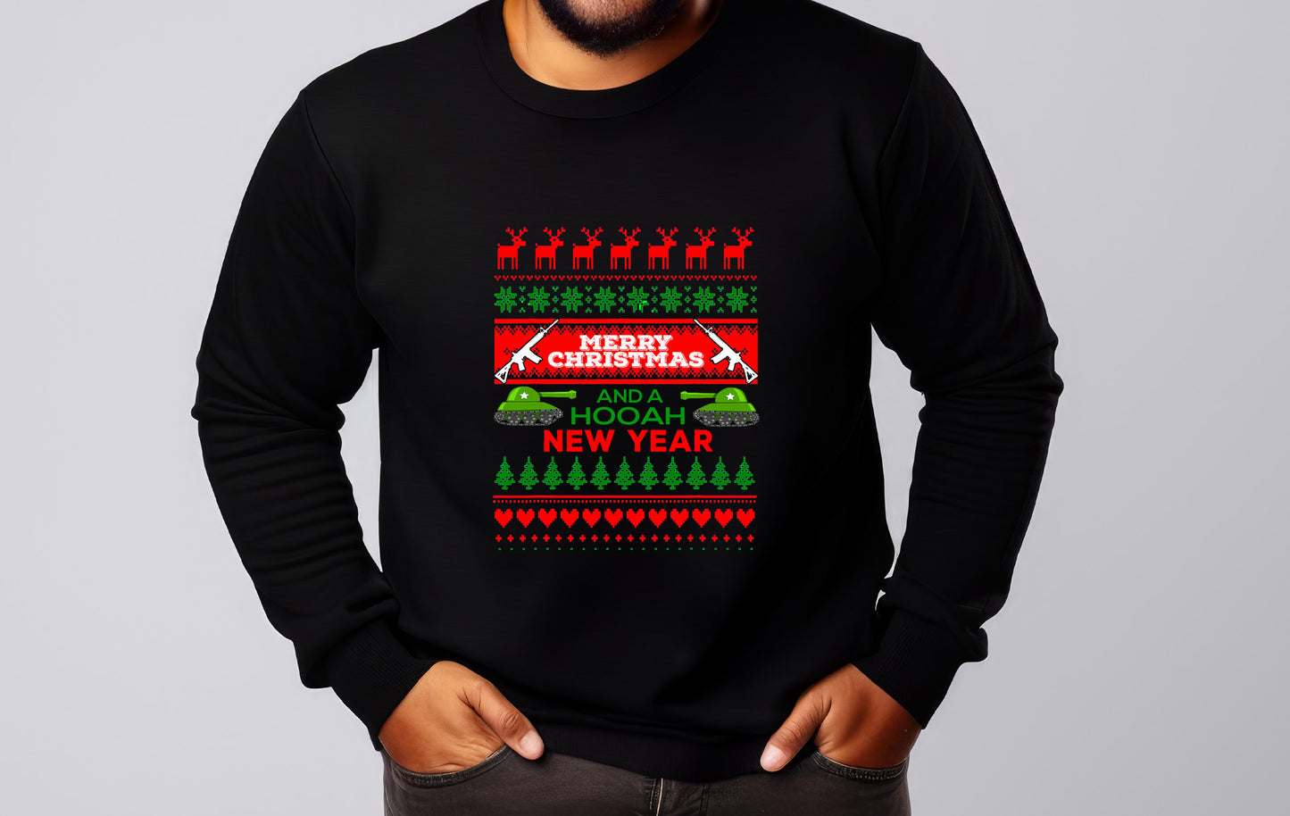 Merry Christmas And Hooah New Year