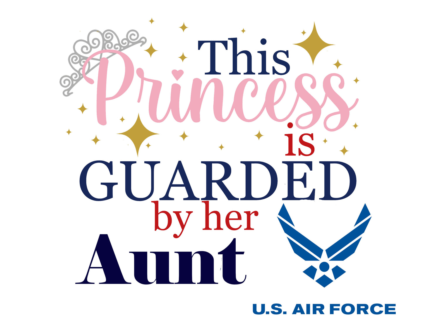 This Princess Is Guarded By Her (Customizable) (Kids)