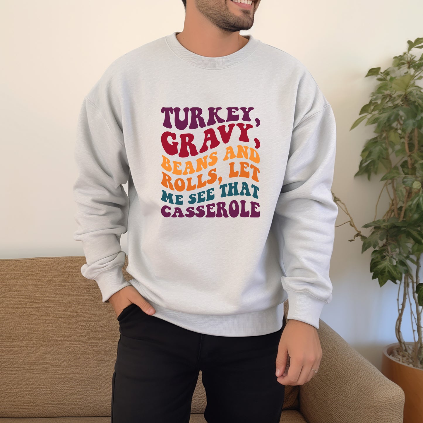 Turkey Gravy Beans And Rolls