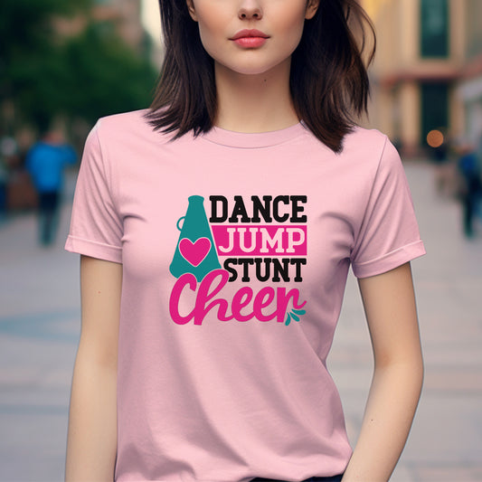 Dance Jump Stunt Cheer