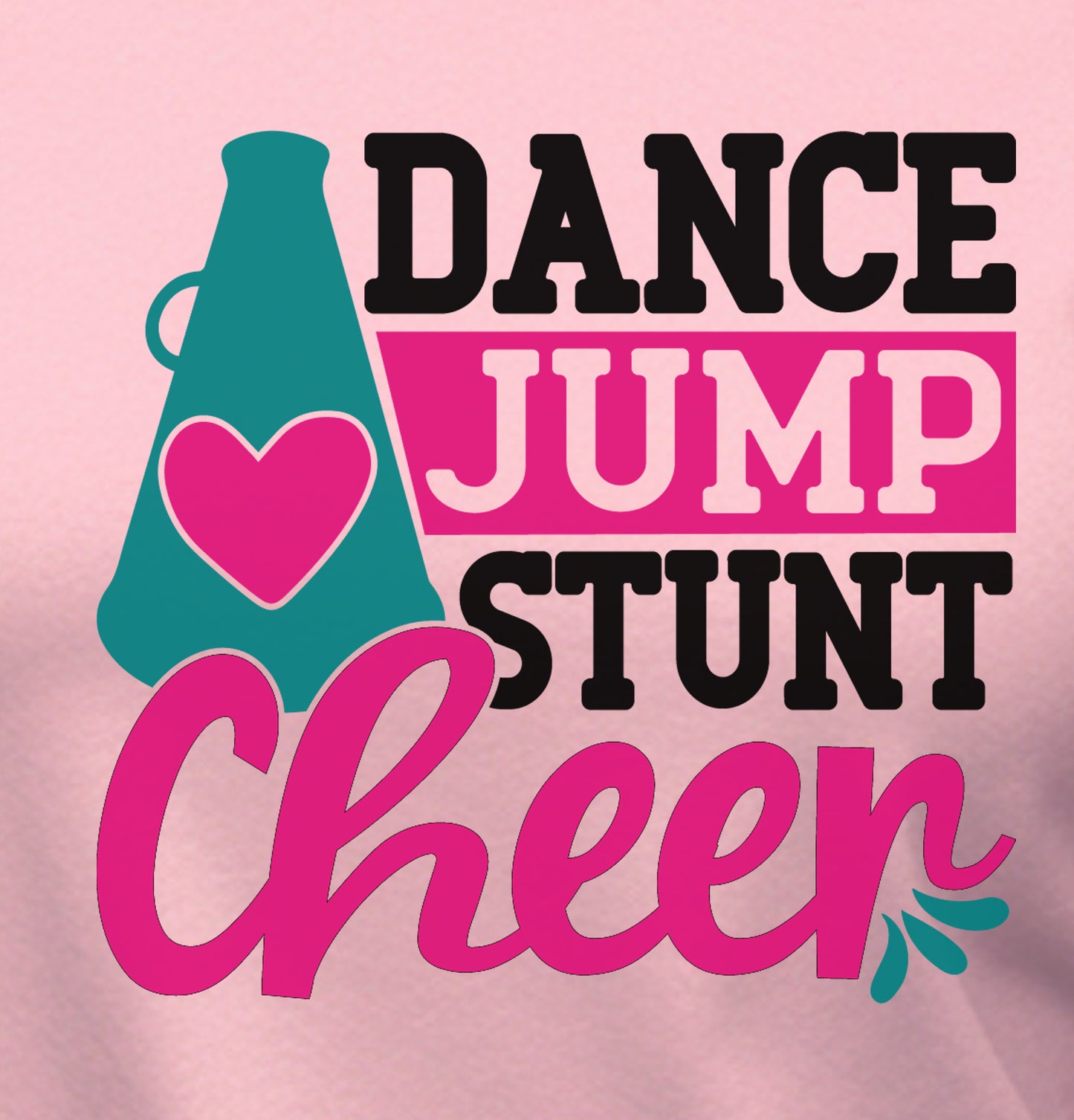 Dance Jump Stunt Cheer