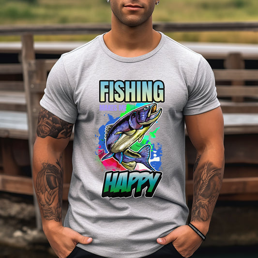 Fishing Makes Me Happy
