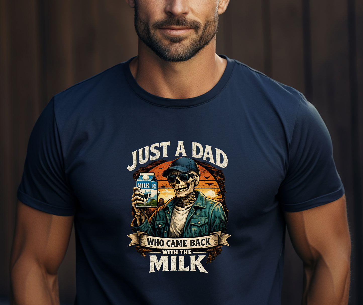 Just A Dad Who Came Back With The Milk