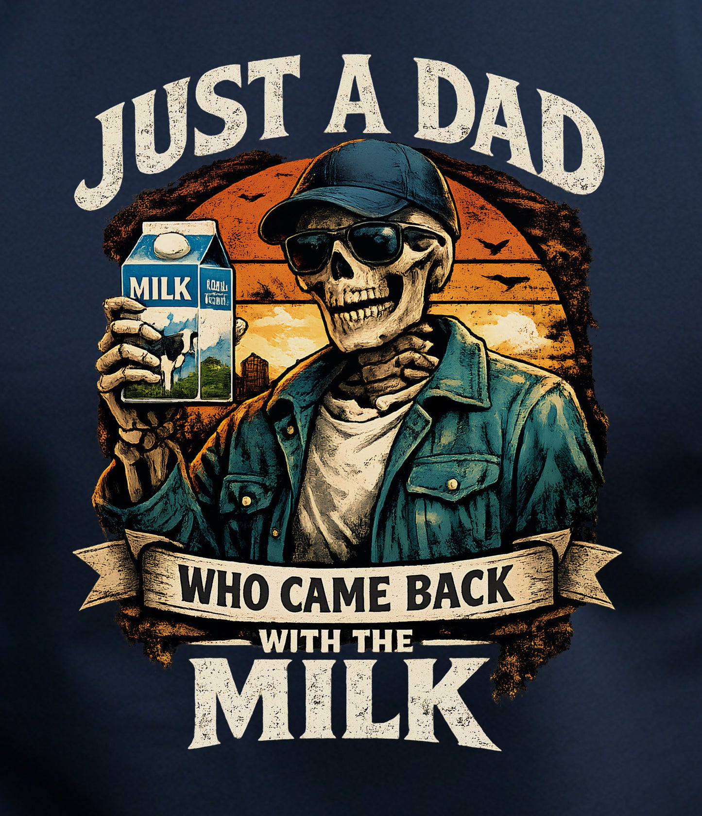 Just A Dad Who Came Back With The Milk