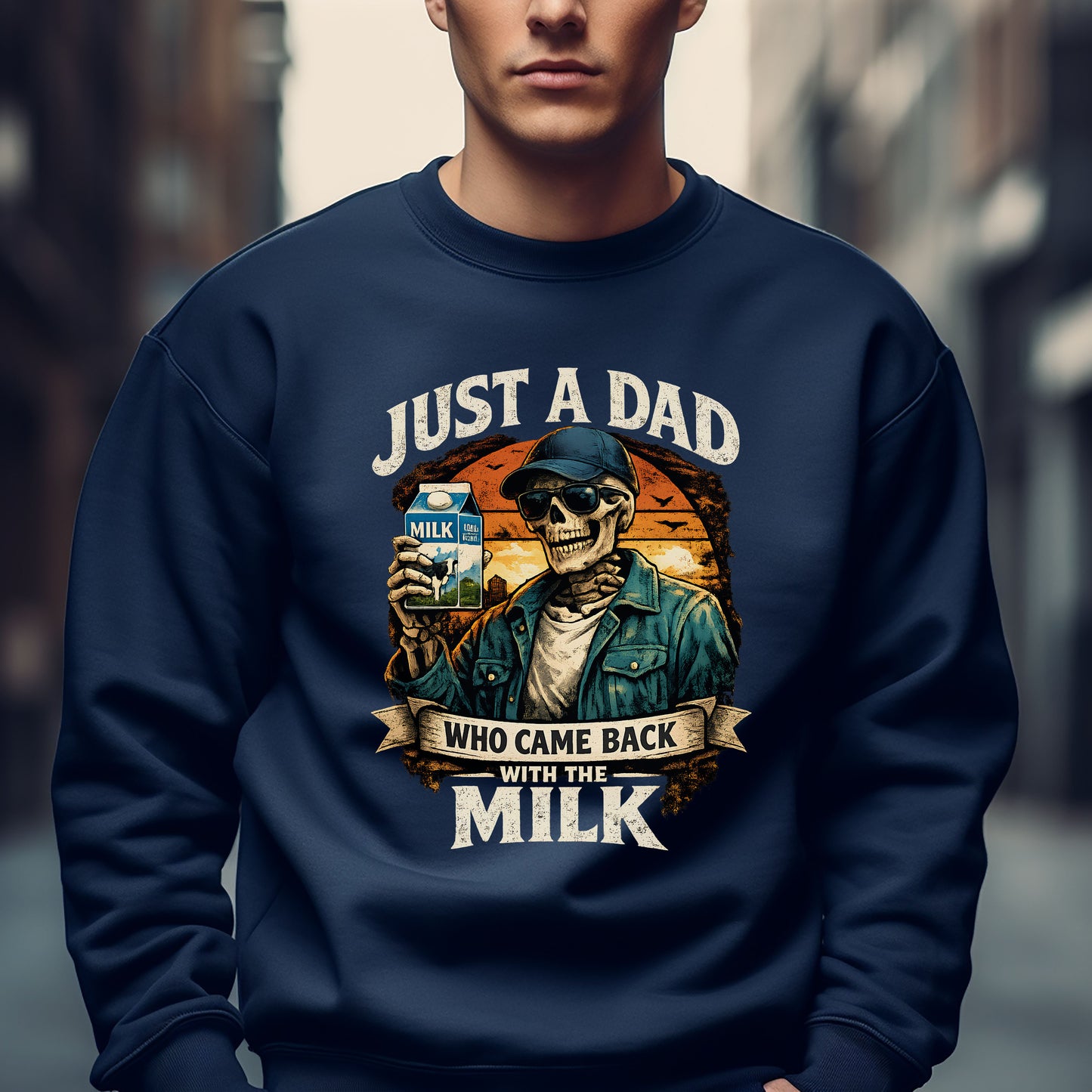 Just A Dad Who Came Back With The Milk