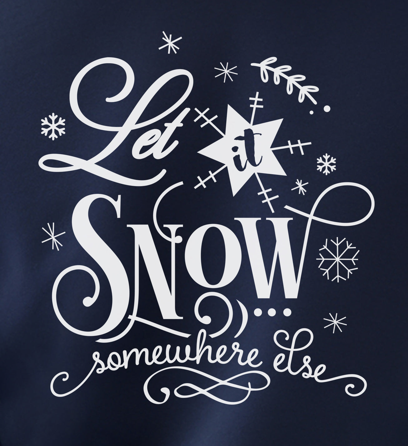 Let It Snow... Somewhere Else