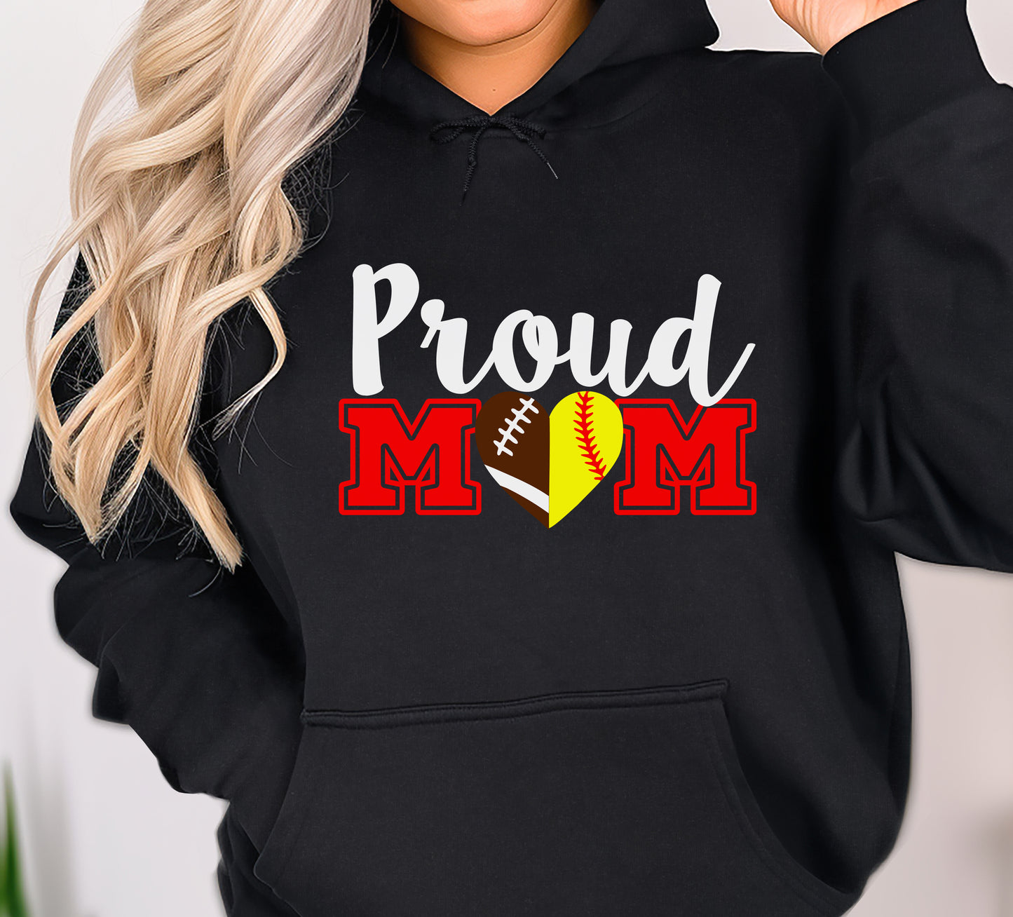 Proud Football And Softball Mom