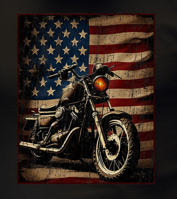 Retro Biker Flag