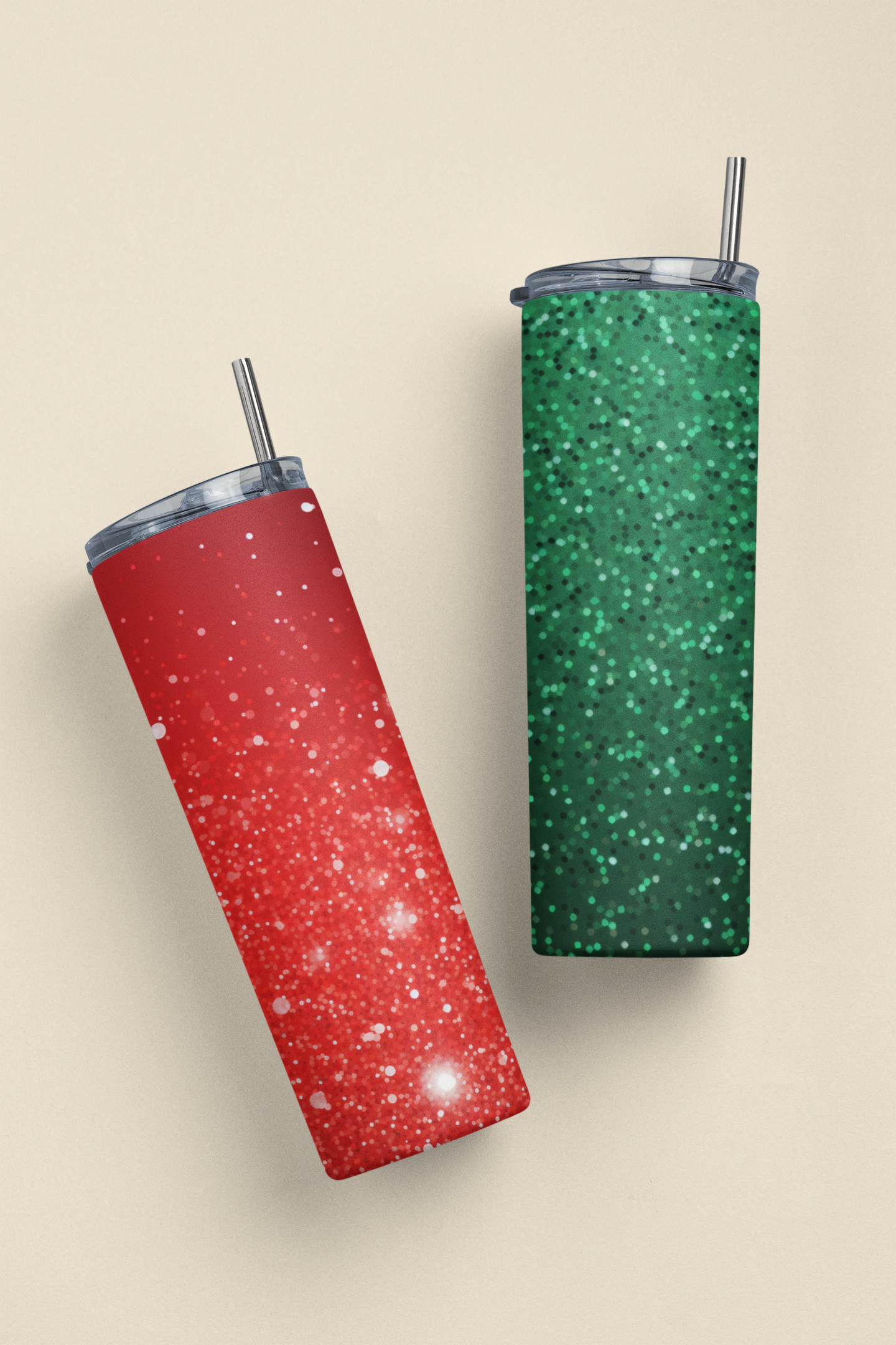 Solid Color Glitter Tumbler (6 color choices)