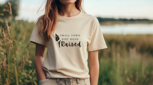Small Town Dirt Road Raised