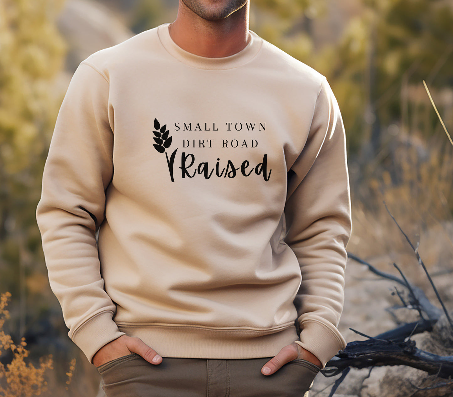 Small Town Dirt Road Raised