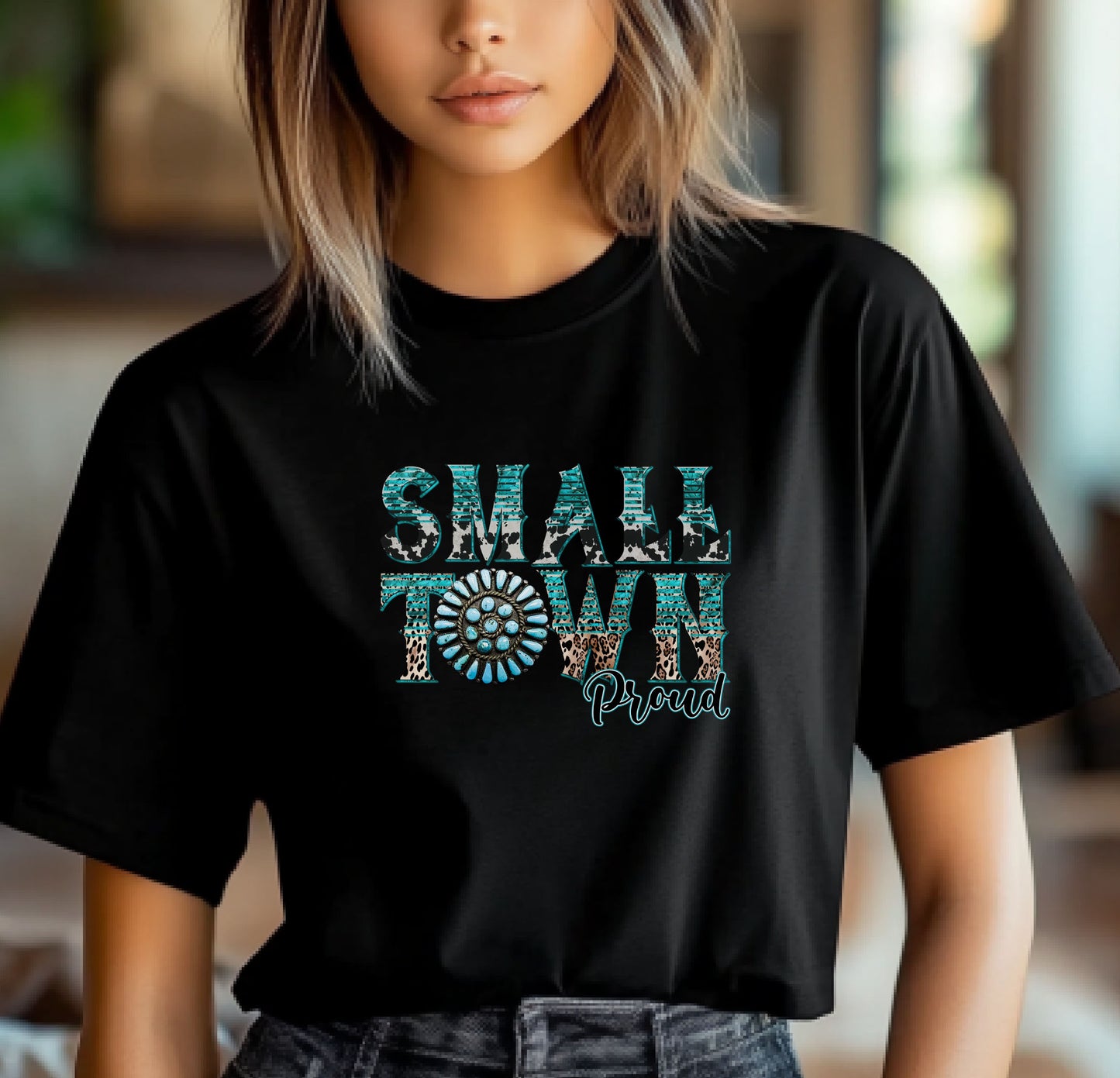 Small Town Proud Turquoise