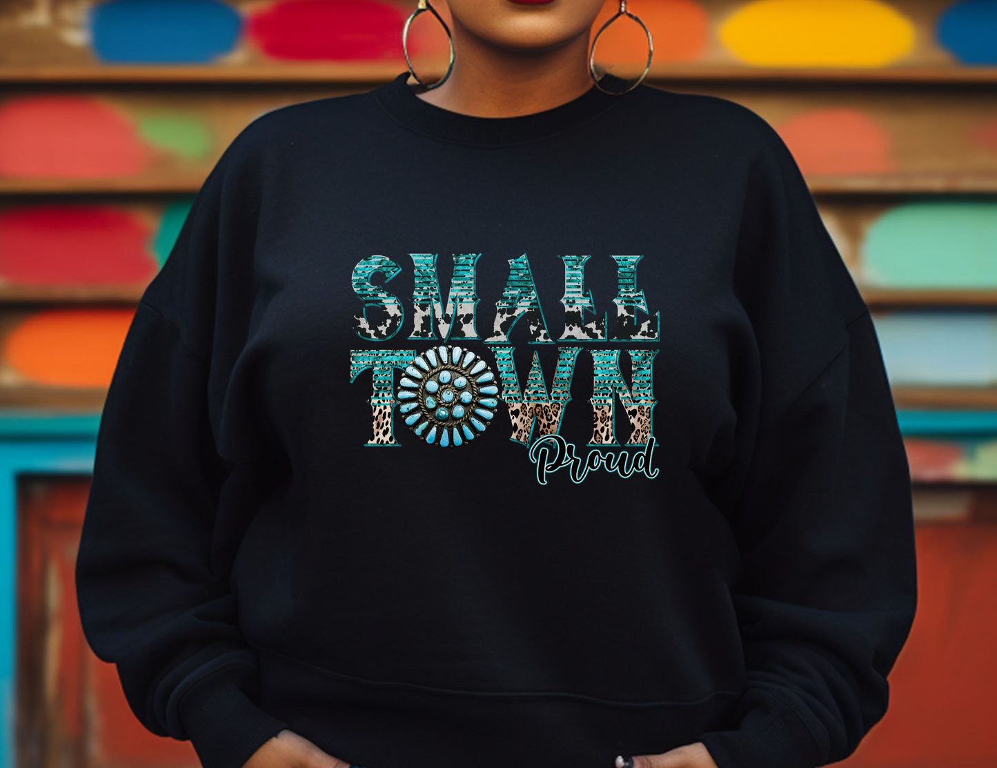 Small Town Proud Turquoise