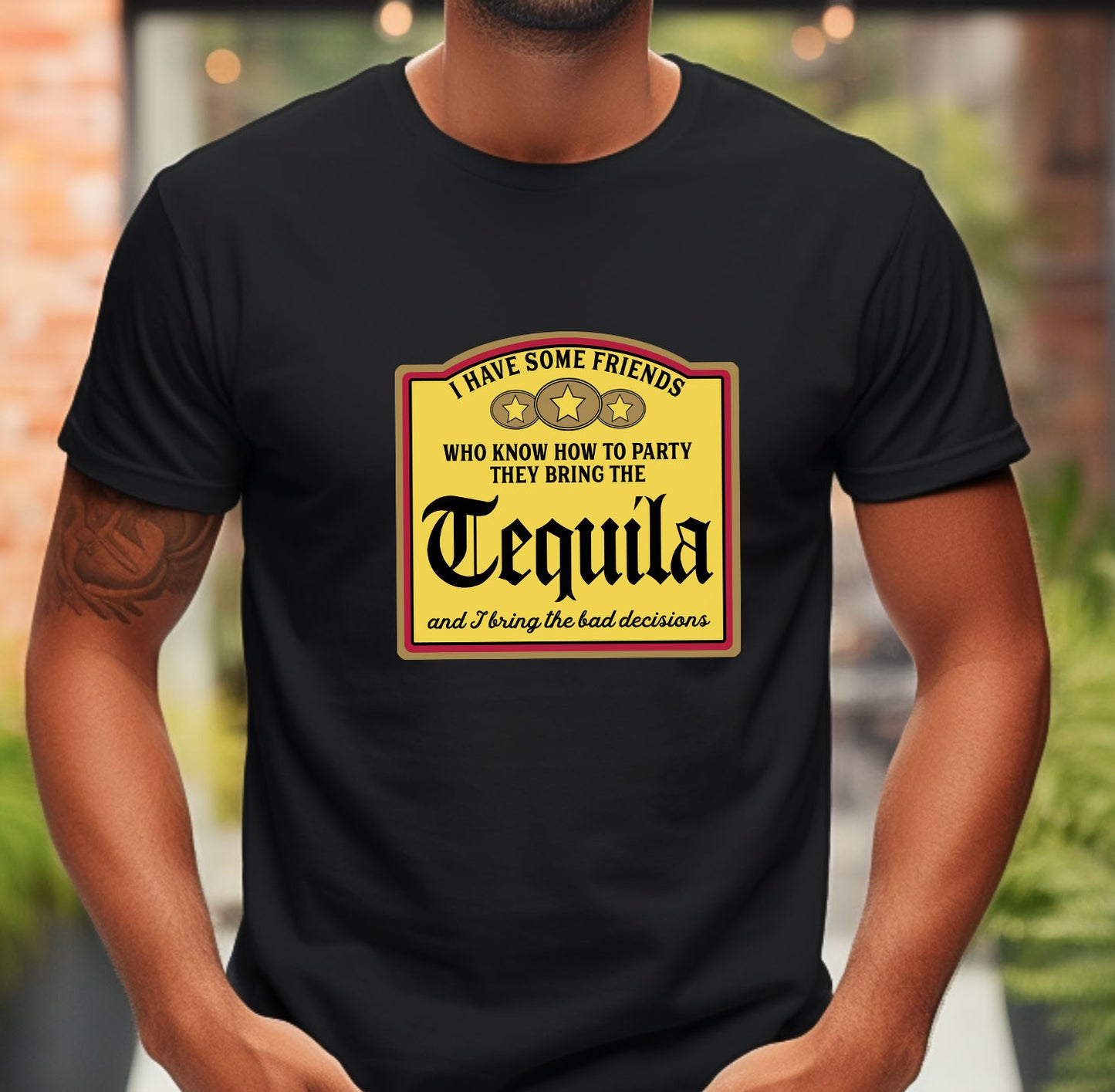 Tequila Label Bad Decisions