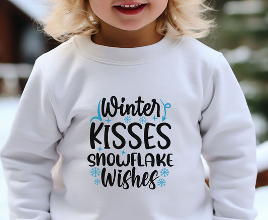 Winter Kisses And Snowflake Wishes